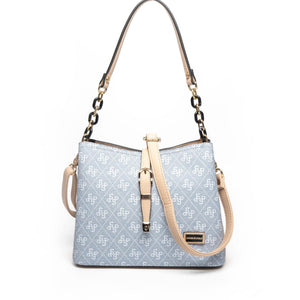 Silver & Polo Mavi - Ten SP974 Kadın Omuz Çantası