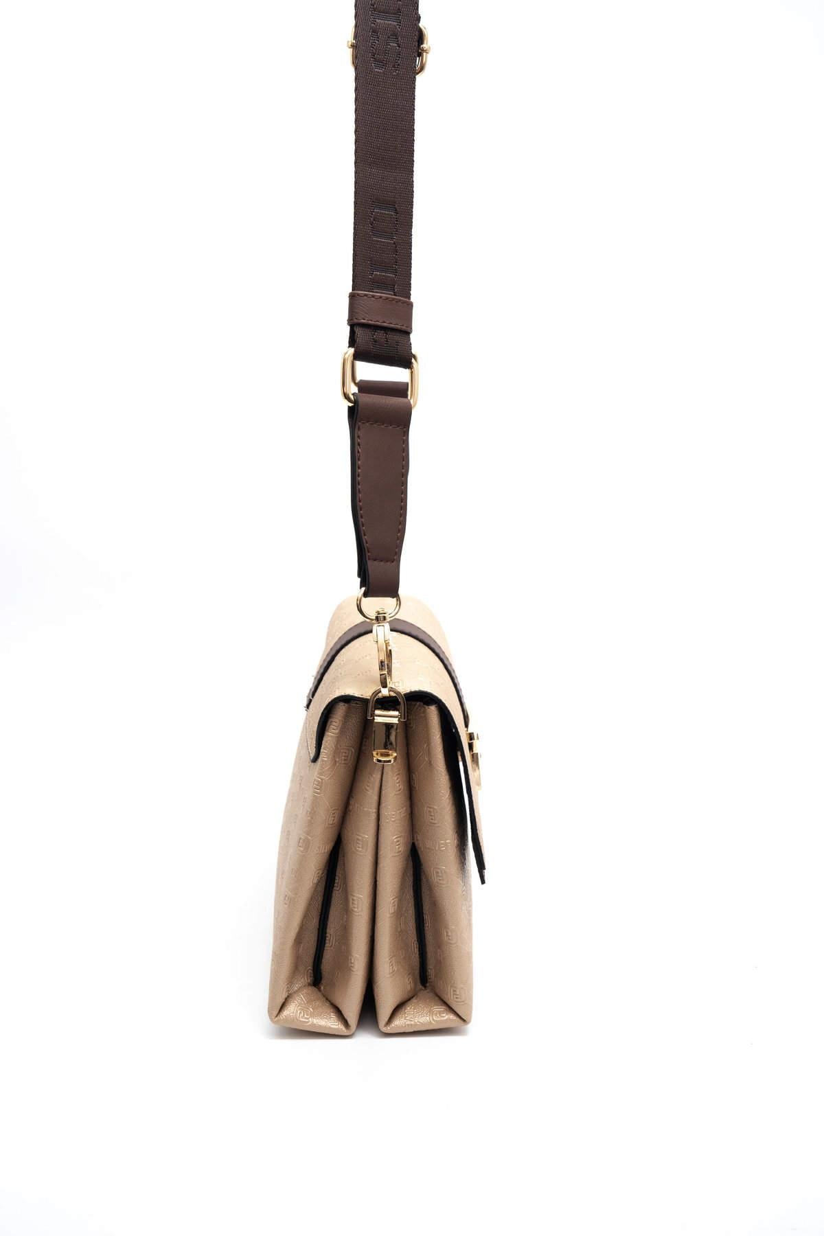 Silver & Polo Nut - Kahve SP1009 Kadın Çapraz Çanta