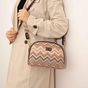 Silver & Polo Nut - Kahve SP765 Kadın Çapraz Çanta