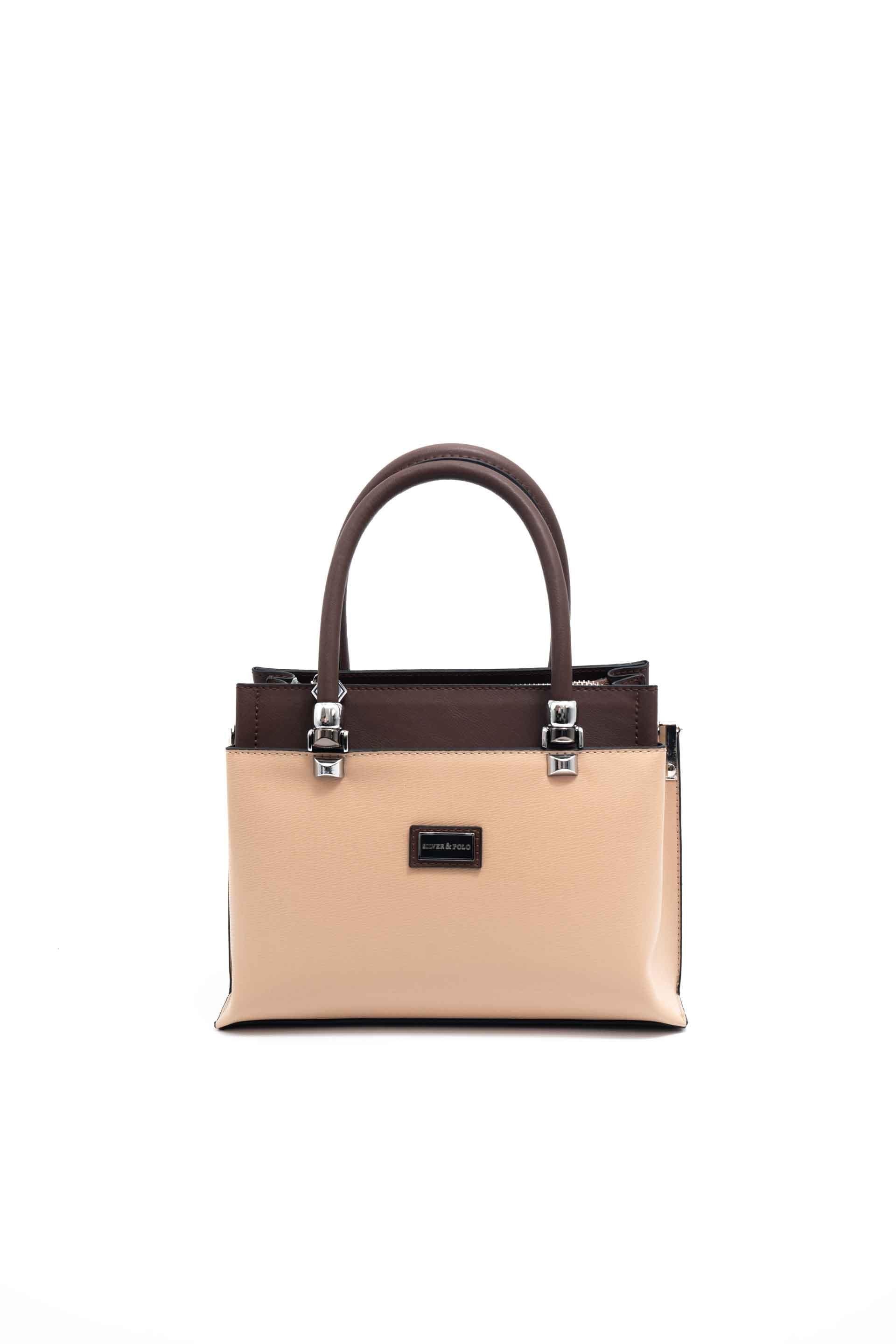 Silver & Polo Nut - Kahve SP826 Kadın El Çantası