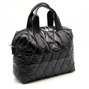 Silver & Polo Parlak Siyah SP1152 Kadın Seyahat Çantası