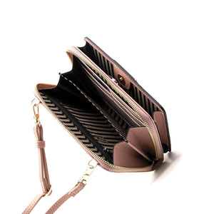 Silver & Polo Pembe - Somon Kemik SP1138 Kadın Cüzdan & Kartlık