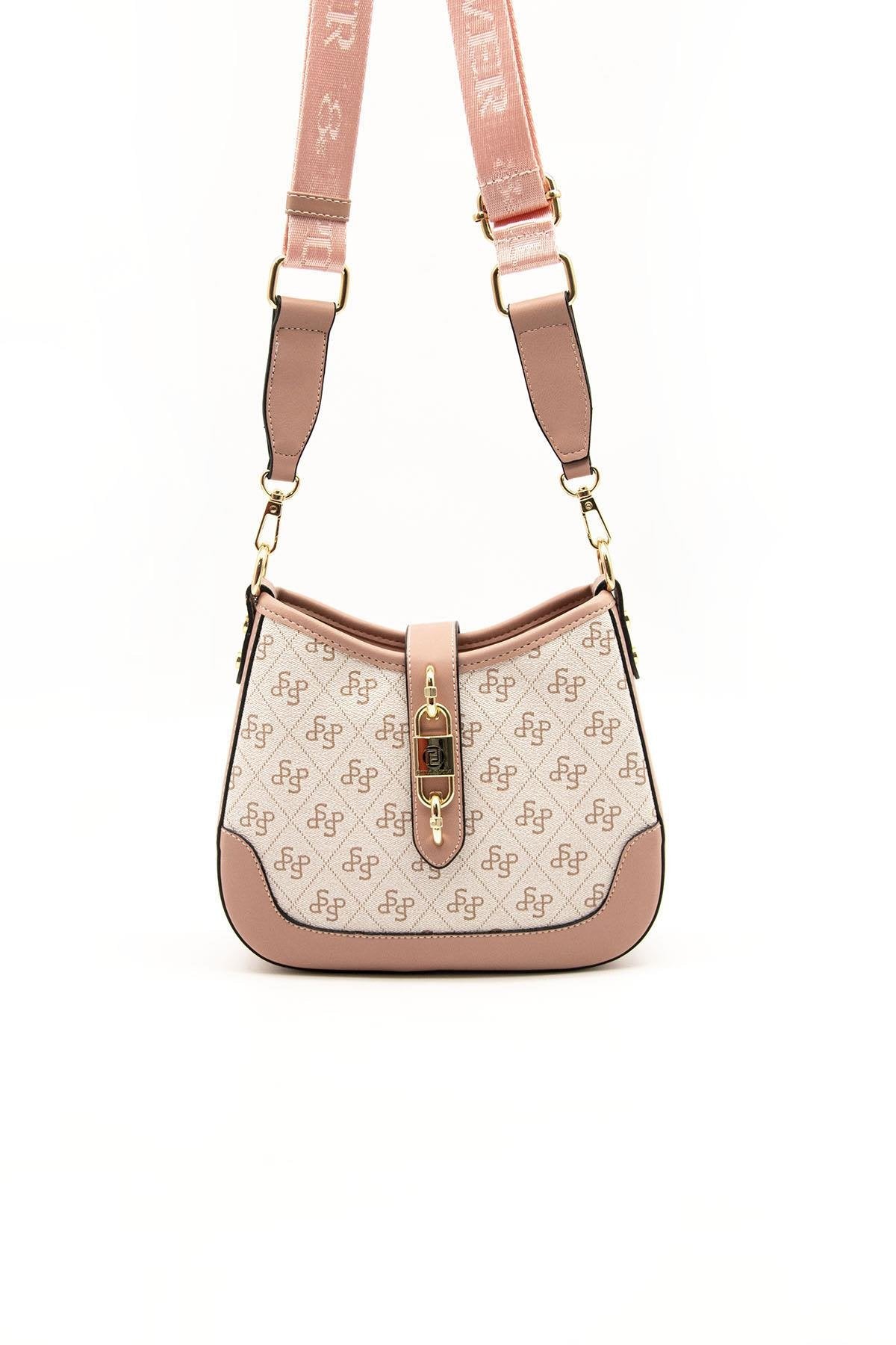 Silver & Polo Pembe - Somon SP1156 Kadın Çapraz Çanta