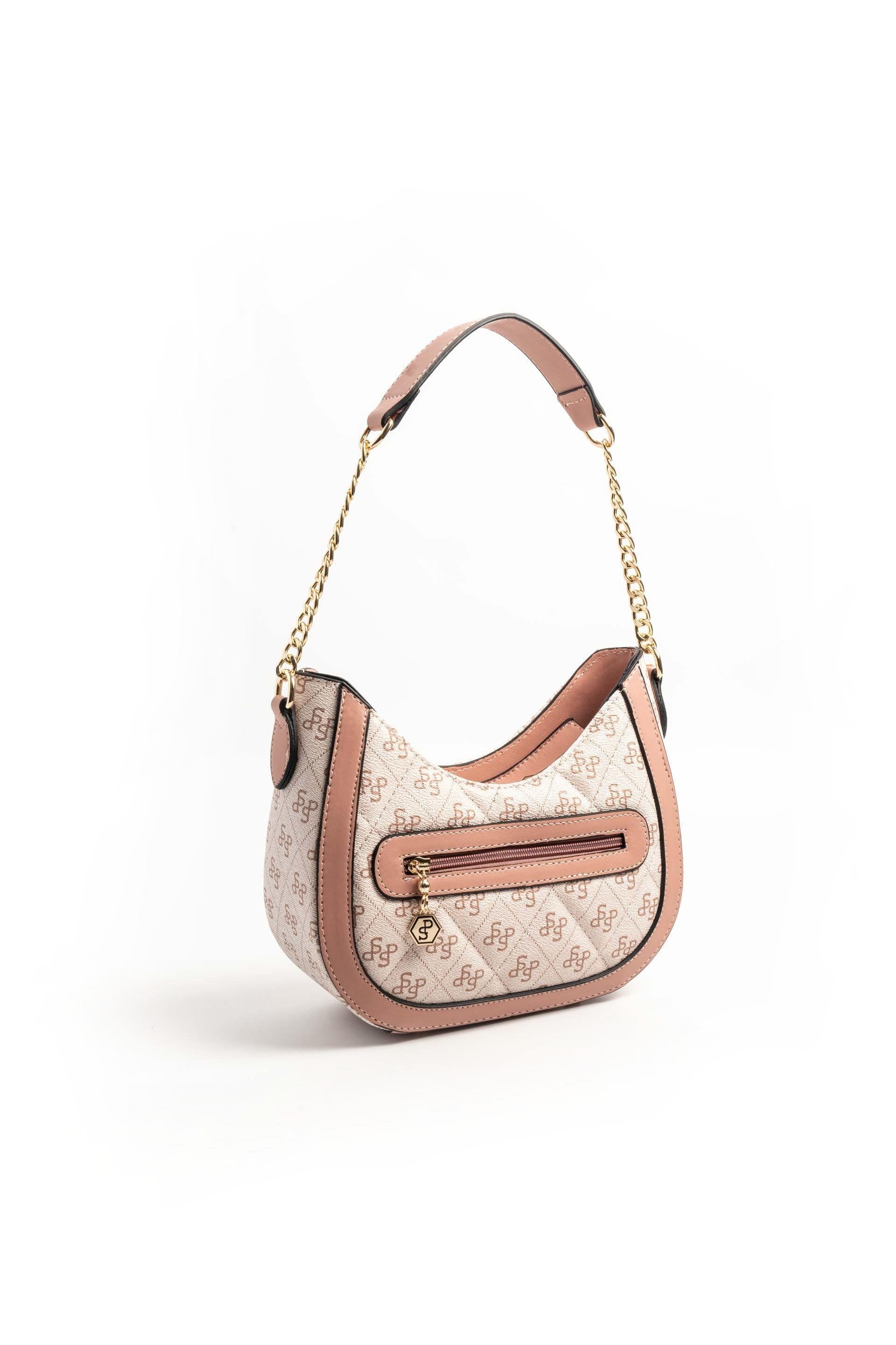 Silver & Polo Pembe - Somon SP1168 Kadın Omuz Çantası