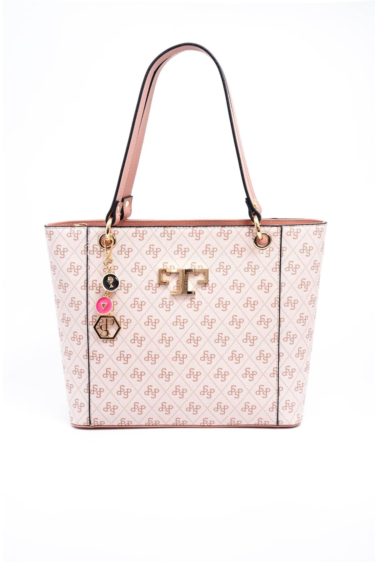 Silver & Polo Pembe - Somon SP1176 Kadın Omuz Çantası