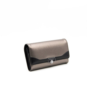 Silver & Polo Platin - Siyah SP979 Kadın Cüzdan & Kartlık