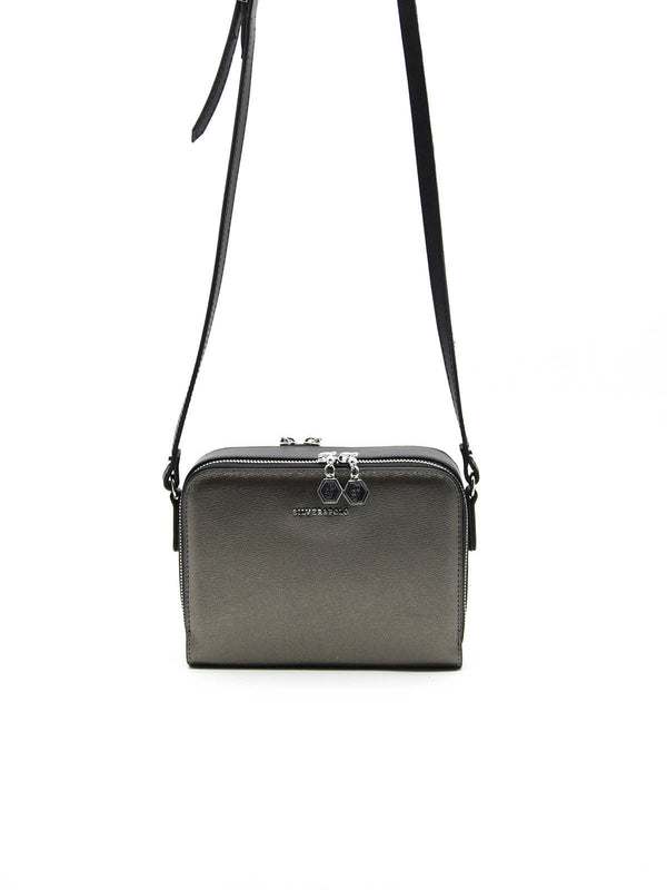 Silver & Polo Platin - Siyah SP888 Kadın Çapraz Çanta