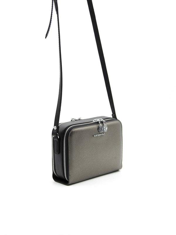 Silver & Polo Platin - Siyah SP888 Kadın Çapraz Çanta