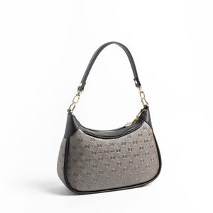 Silver & Polo Platin - Siyah SP1180 Kadın Omuz Çantası