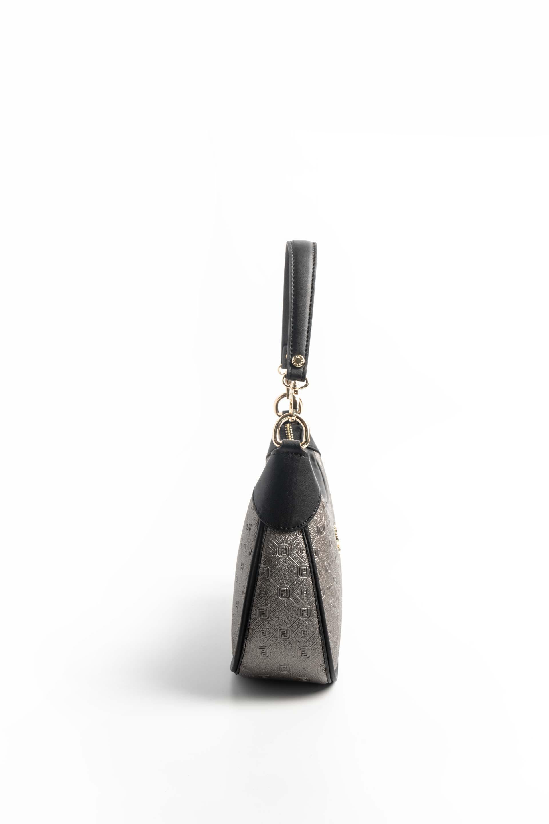 Silver & Polo Platin - Siyah SP1180 Kadın Omuz Çantası