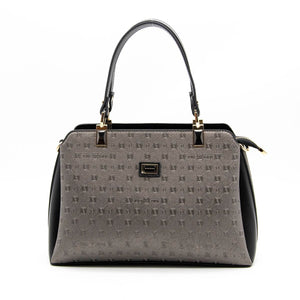 Silver & Polo Platin - Siyah SP972 Kadın El Çantası