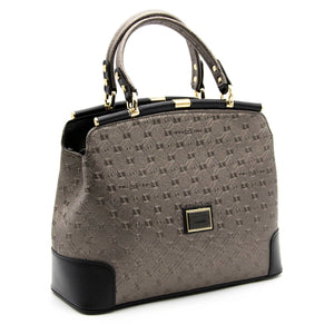 Silver & Polo Platin - Siyah SP706 Kadın El Çantası