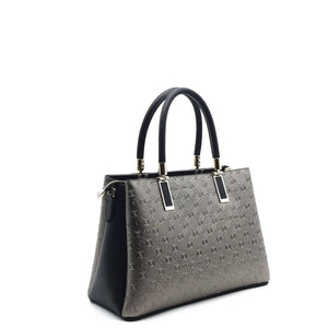 Silver & Polo Platin - Siyah SP1000 Kadın El Çantası