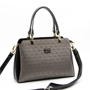 Silver & Polo Platin - Siyah SP972 Kadın El Çantası