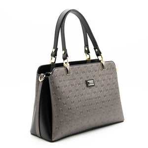 Silver & Polo Platin - Siyah SP972 Kadın El Çantası