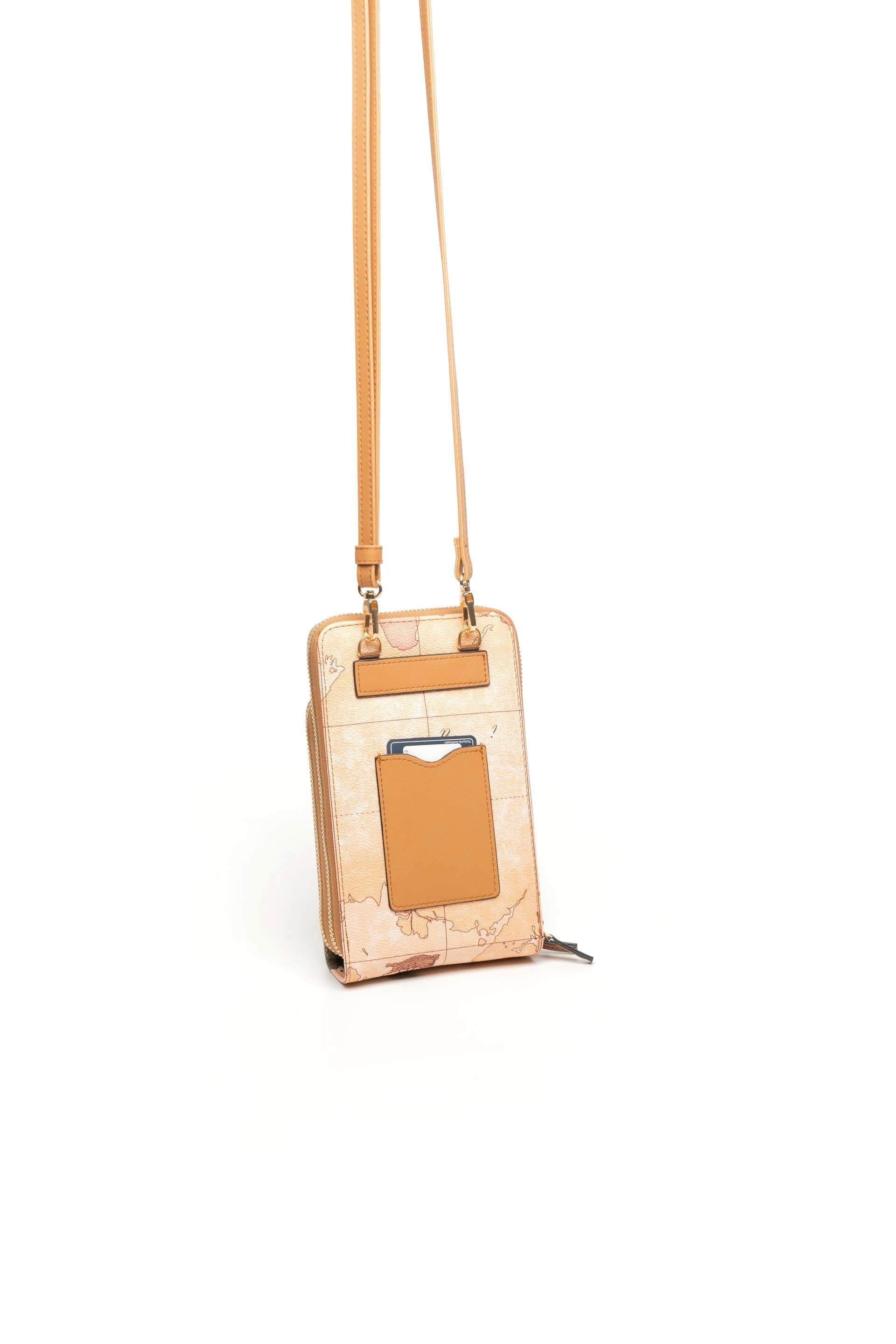 Silver & Polo Pudra - A.Taba SP1011 Kadın Askılı Cüzdanlı Telefon Çantası