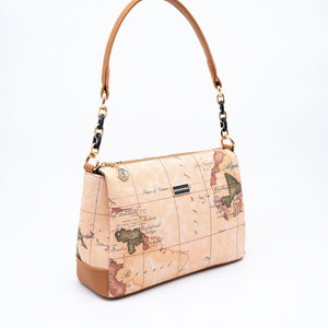 Silver & Polo Pudra - A.Taba SP910 Kadın Çapraz Çanta