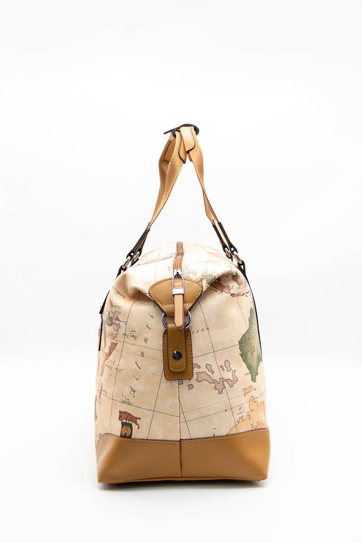 Silver & Polo Pudra - Camel SP873 Kadın Seyahat Çantası