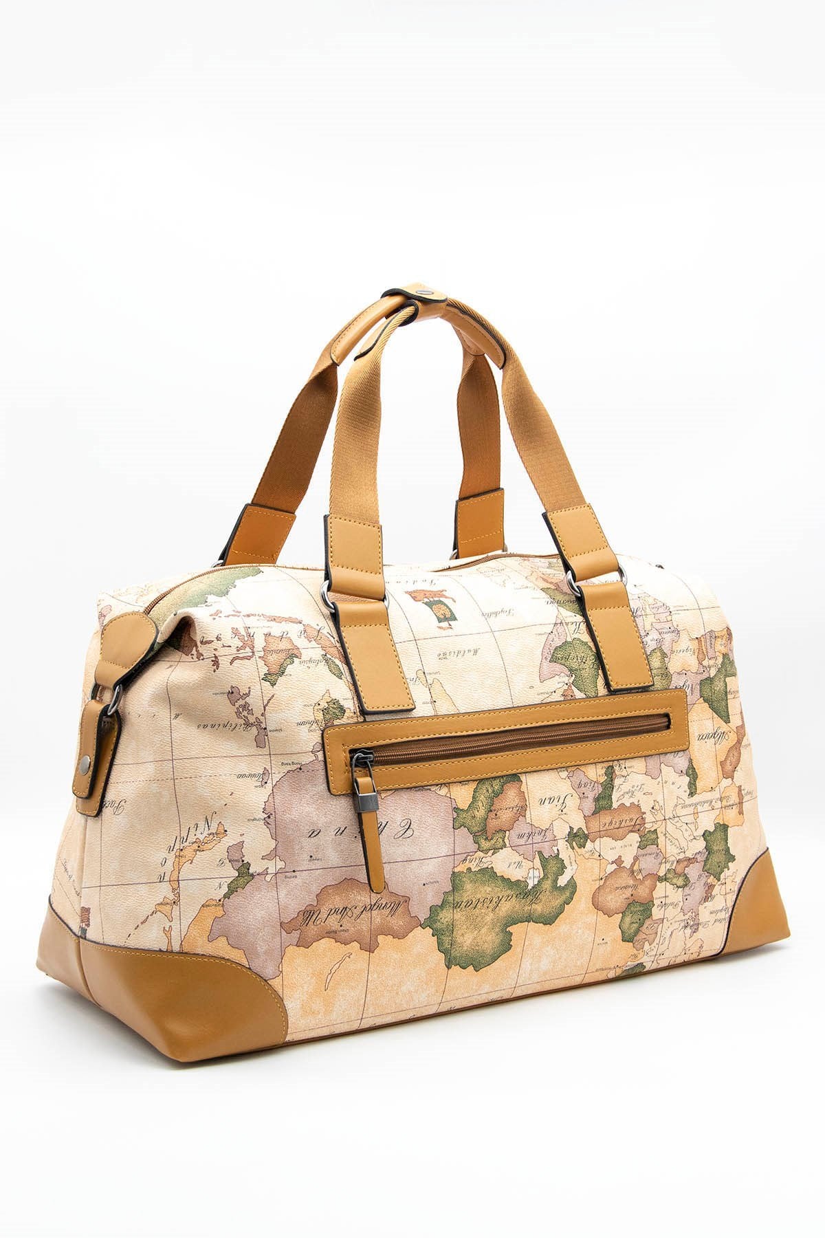 Silver & Polo Pudra - Camel SP873 Kadın Seyahat Çantası