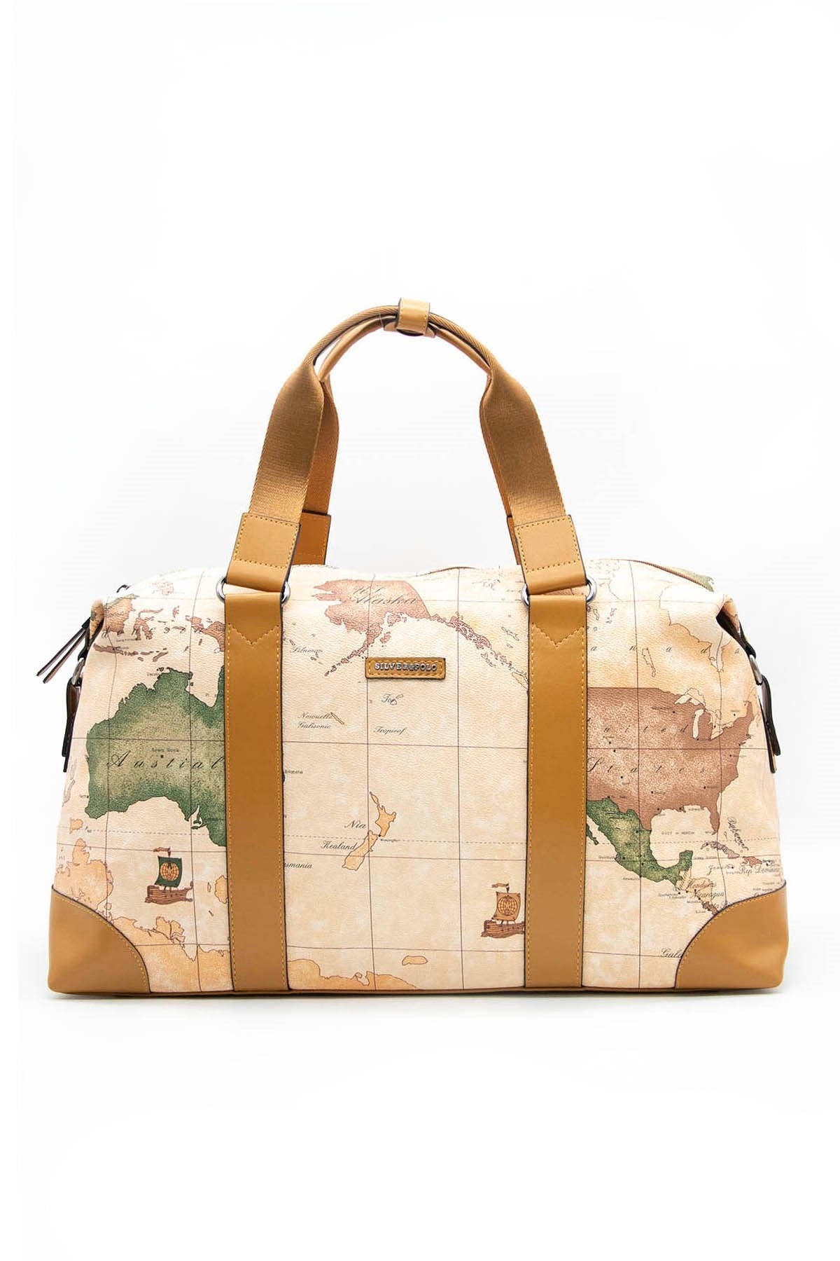 Silver & Polo Pudra - Camel SP873 Kadın Seyahat Çantası