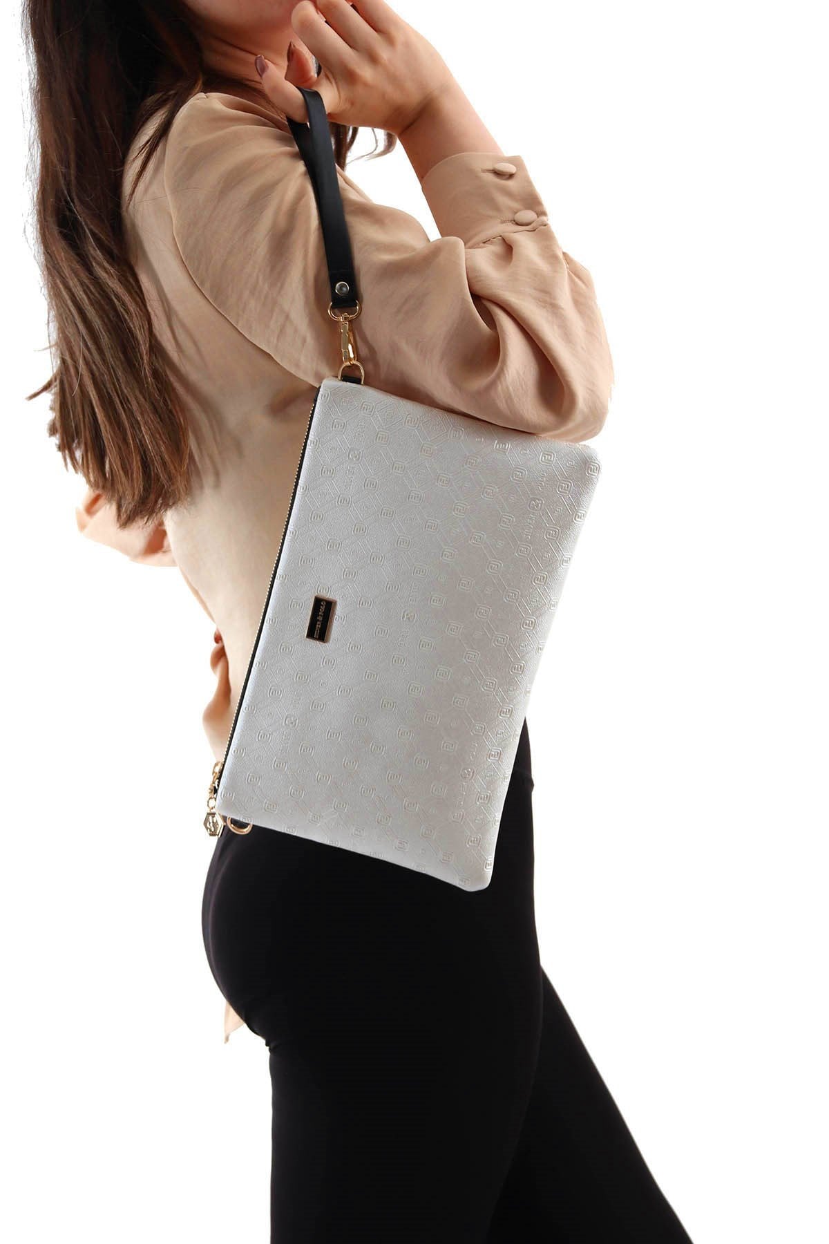 Silver & Polo Sedef - Siyah SP1034 Kadın Portföy & Clutch