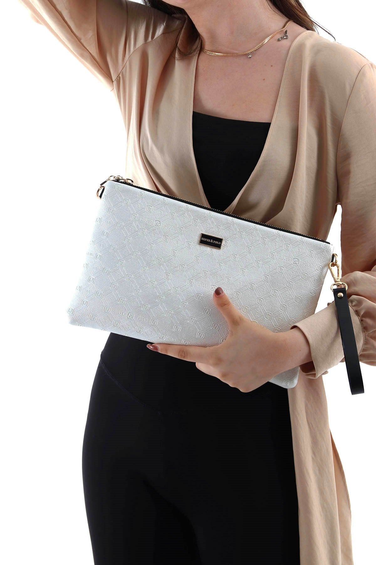 Silver & Polo Sedef - Siyah SP1034 Kadın Portföy & Clutch