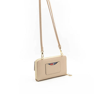 Silver & Polo Sedef - S.nut SP921 Kadın Askılı Cüzdanlı Telefon Çantası