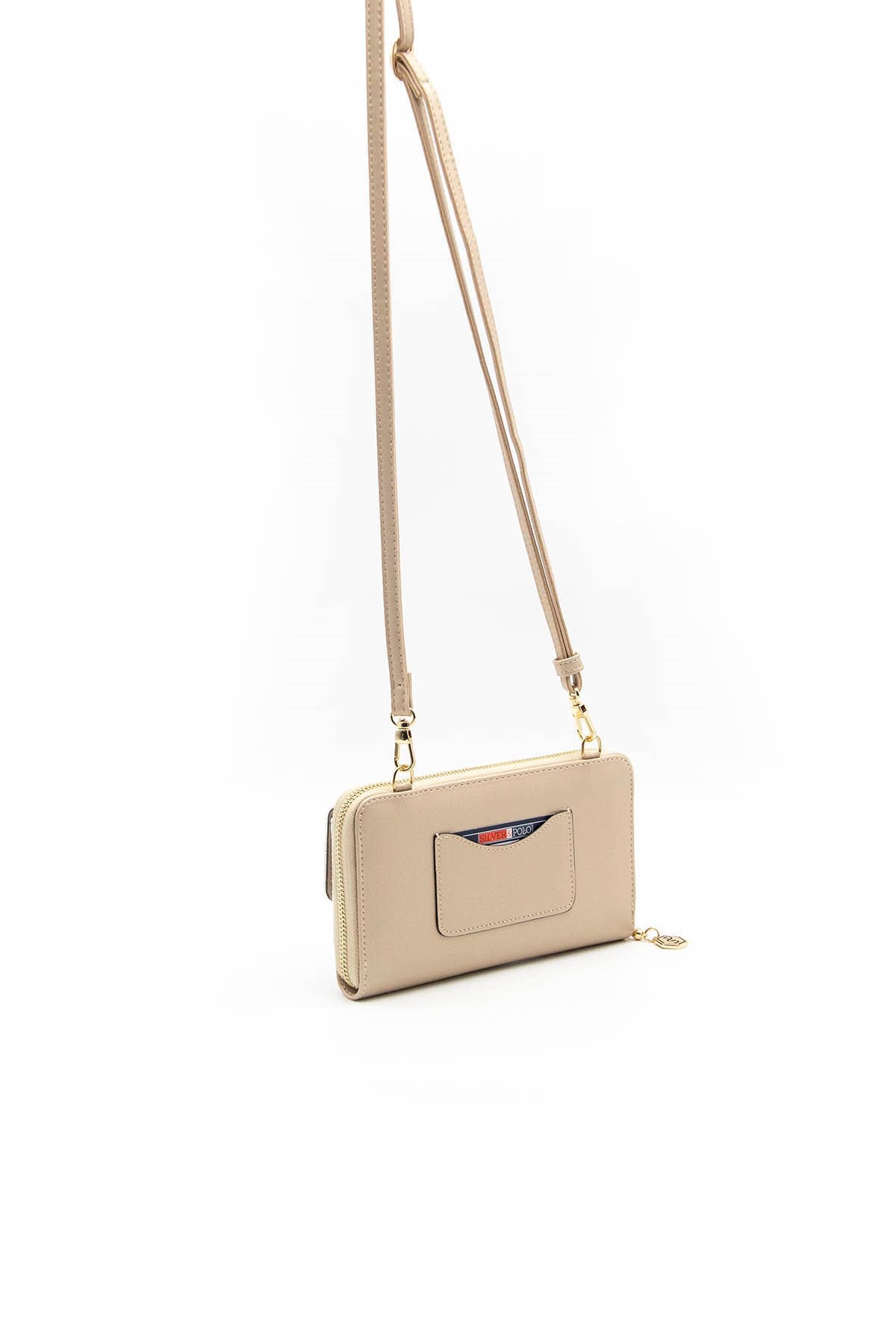 Silver & Polo Sedef - S.nut SP921 Kadın Askılı Cüzdanlı Telefon Çantası