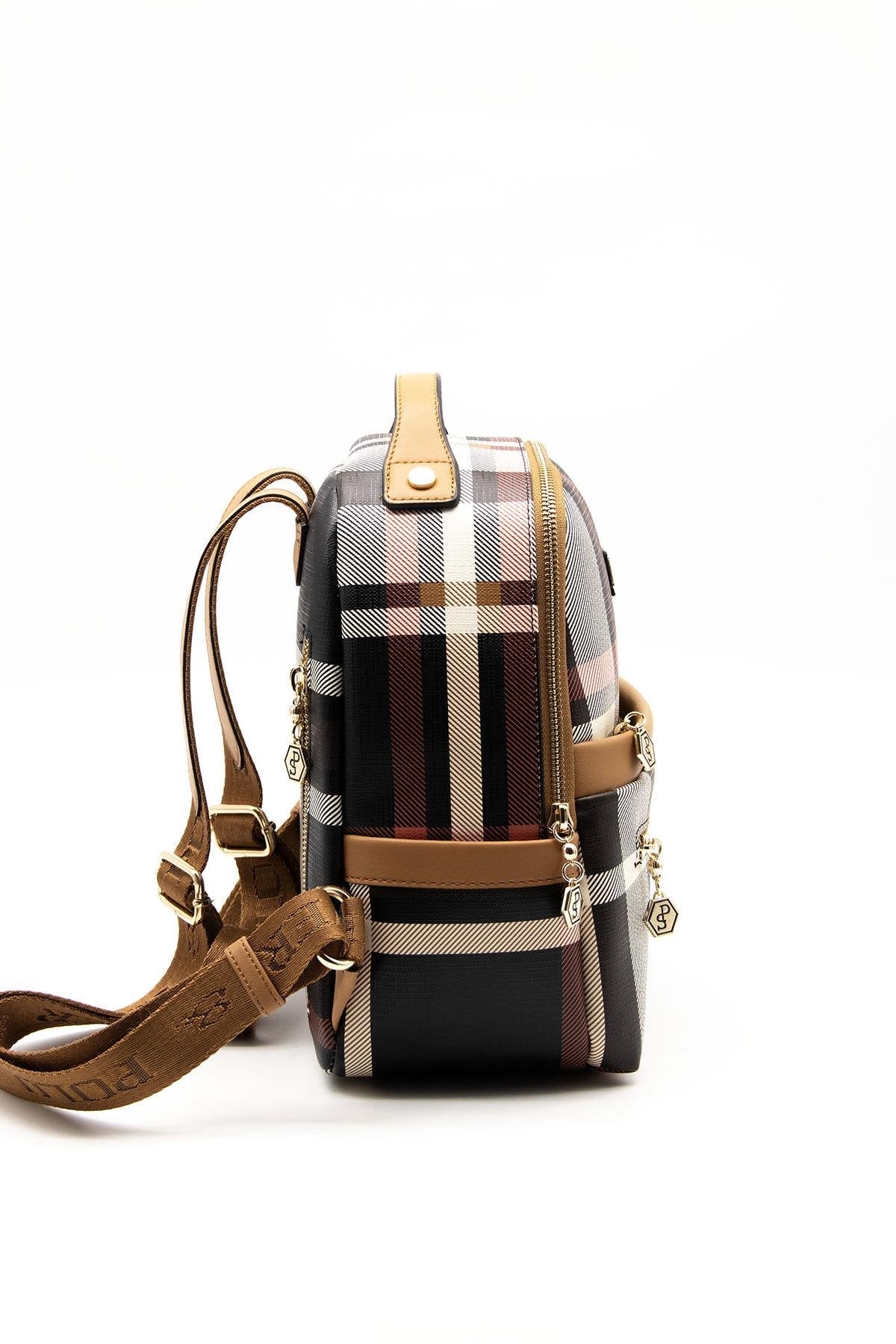 Silver & Polo Siyah - A.Taba SP1061 Kadın Sırt Çantası