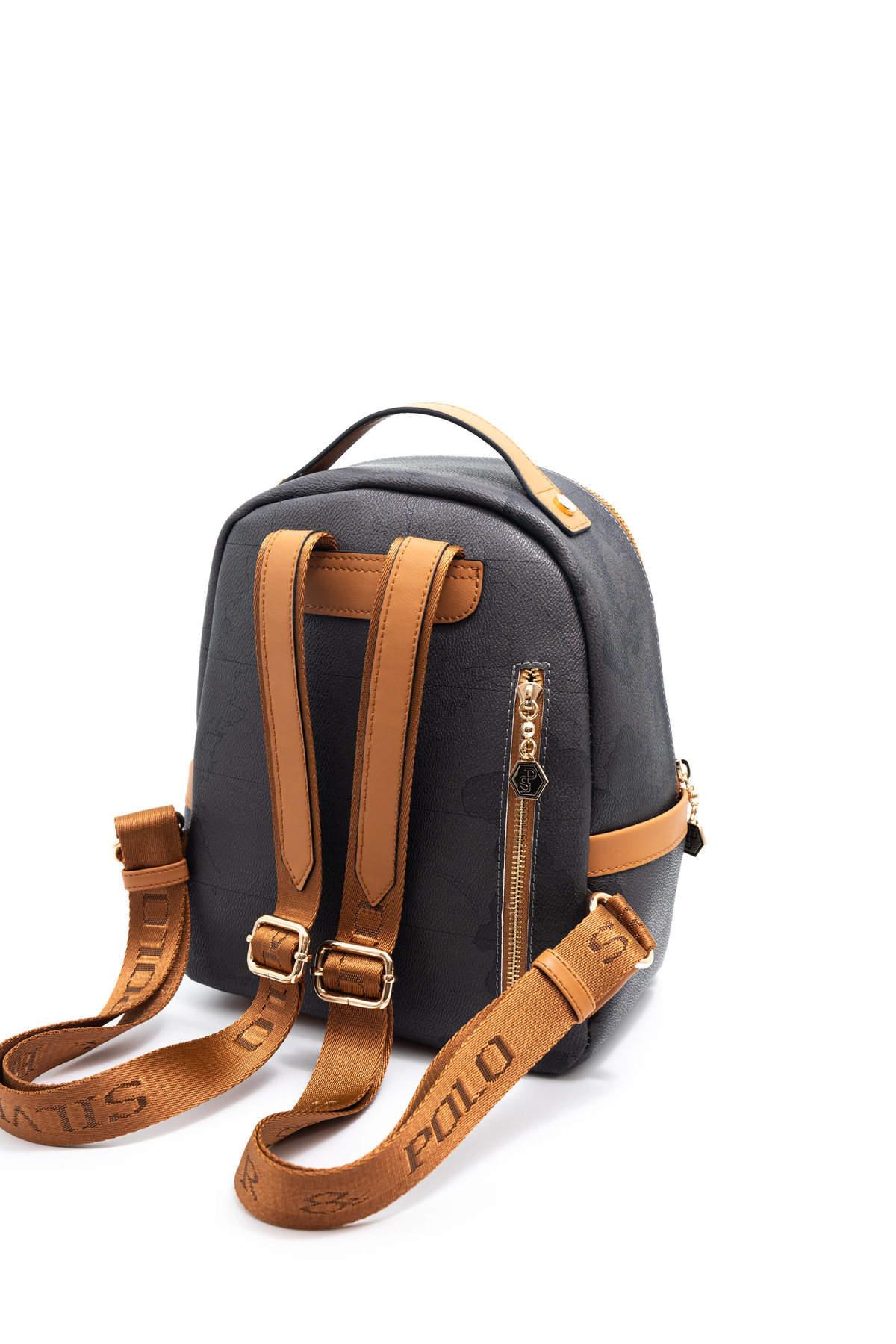 Silver & Polo Siyah - A.Taba SP1061 Kadın Sırt Çantası