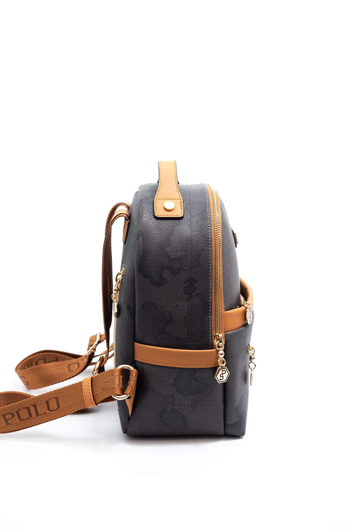 Silver & Polo Siyah - A.Taba SP1061 Kadın Sırt Çantası