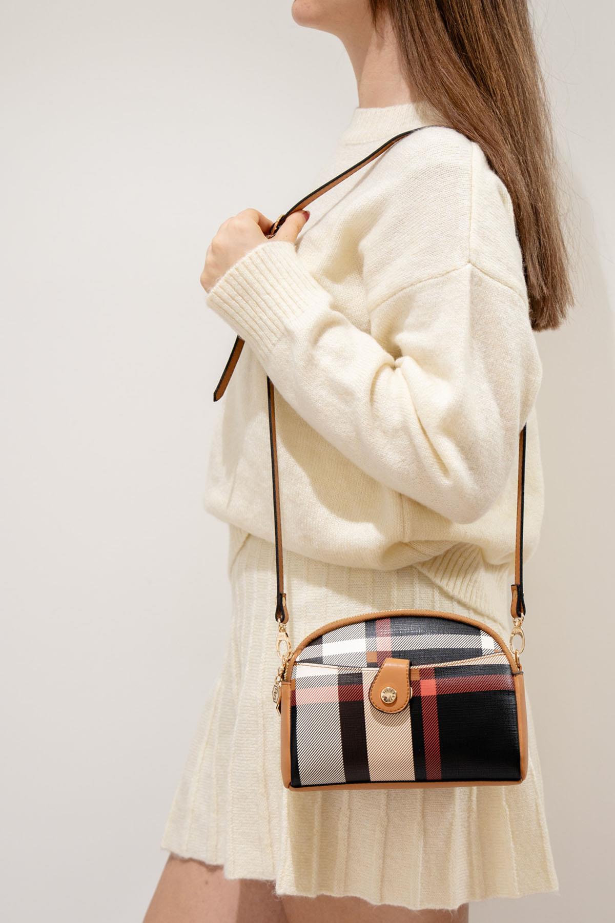 Silver & Polo Siyah - A.Taba SP1144 Kadın Çapraz Çanta