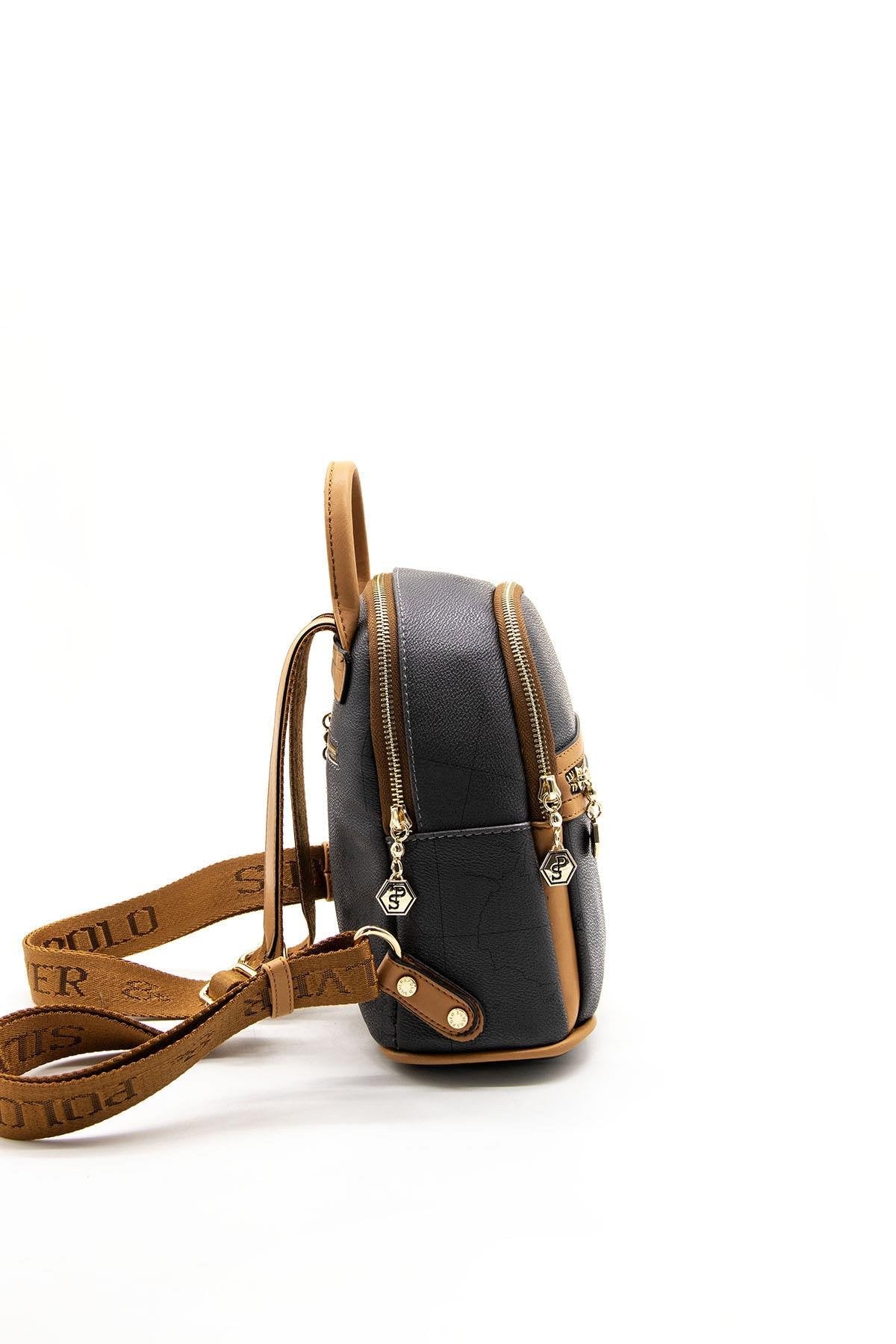 Silver & Polo Siyah - A.Taba SP983 Kadın Sırt Çantası