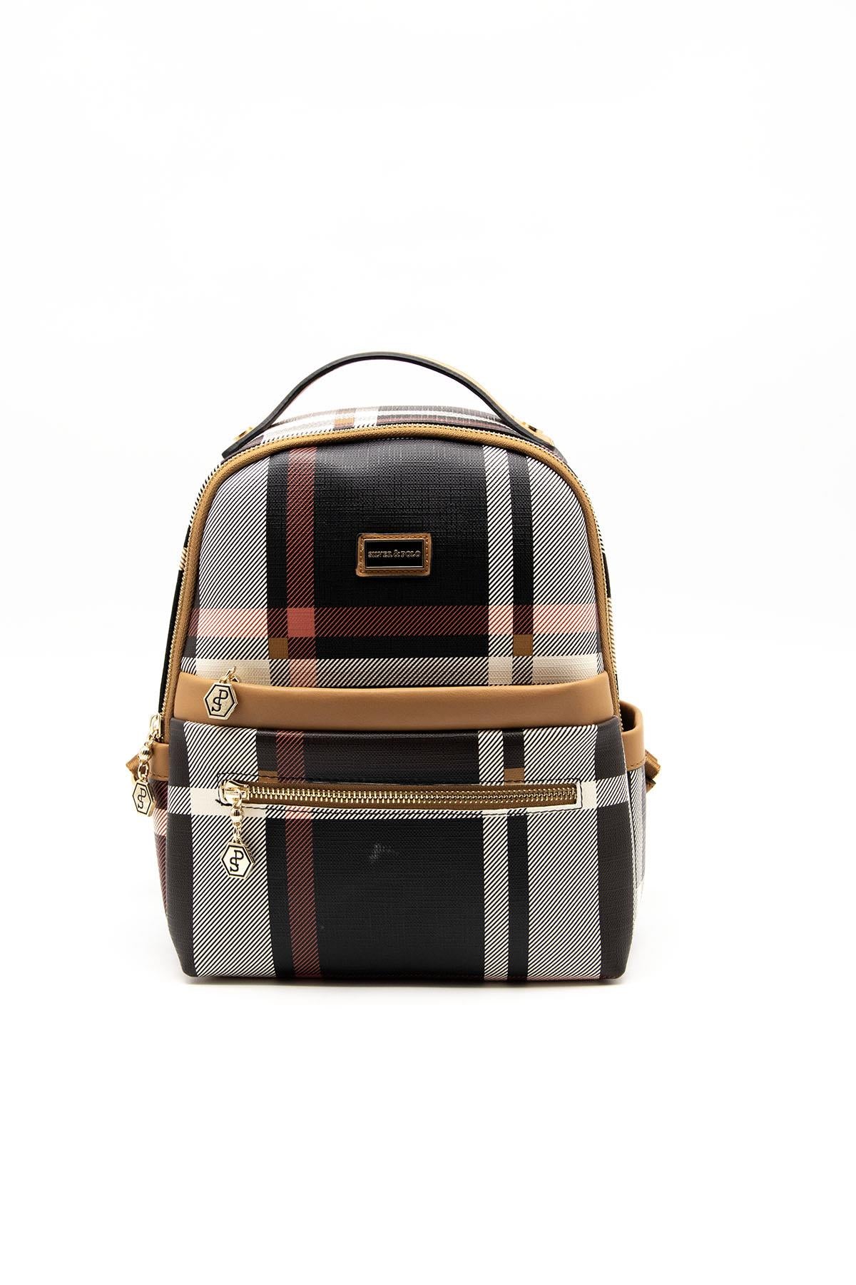 Silver & Polo Siyah - A.Taba SP1061 Kadın Sırt Çantası