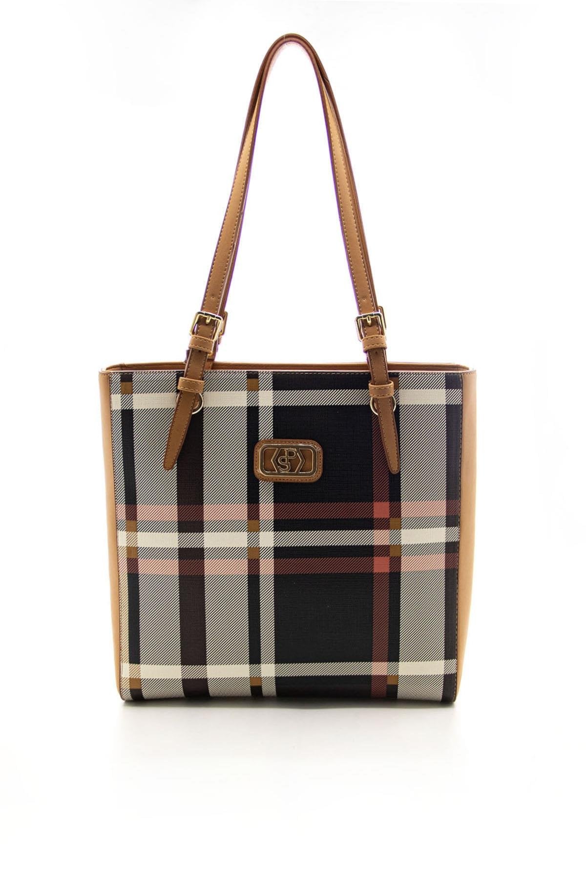 Silver & Polo Siyah - A.Taba SP1096 Kadın Omuz Çantası