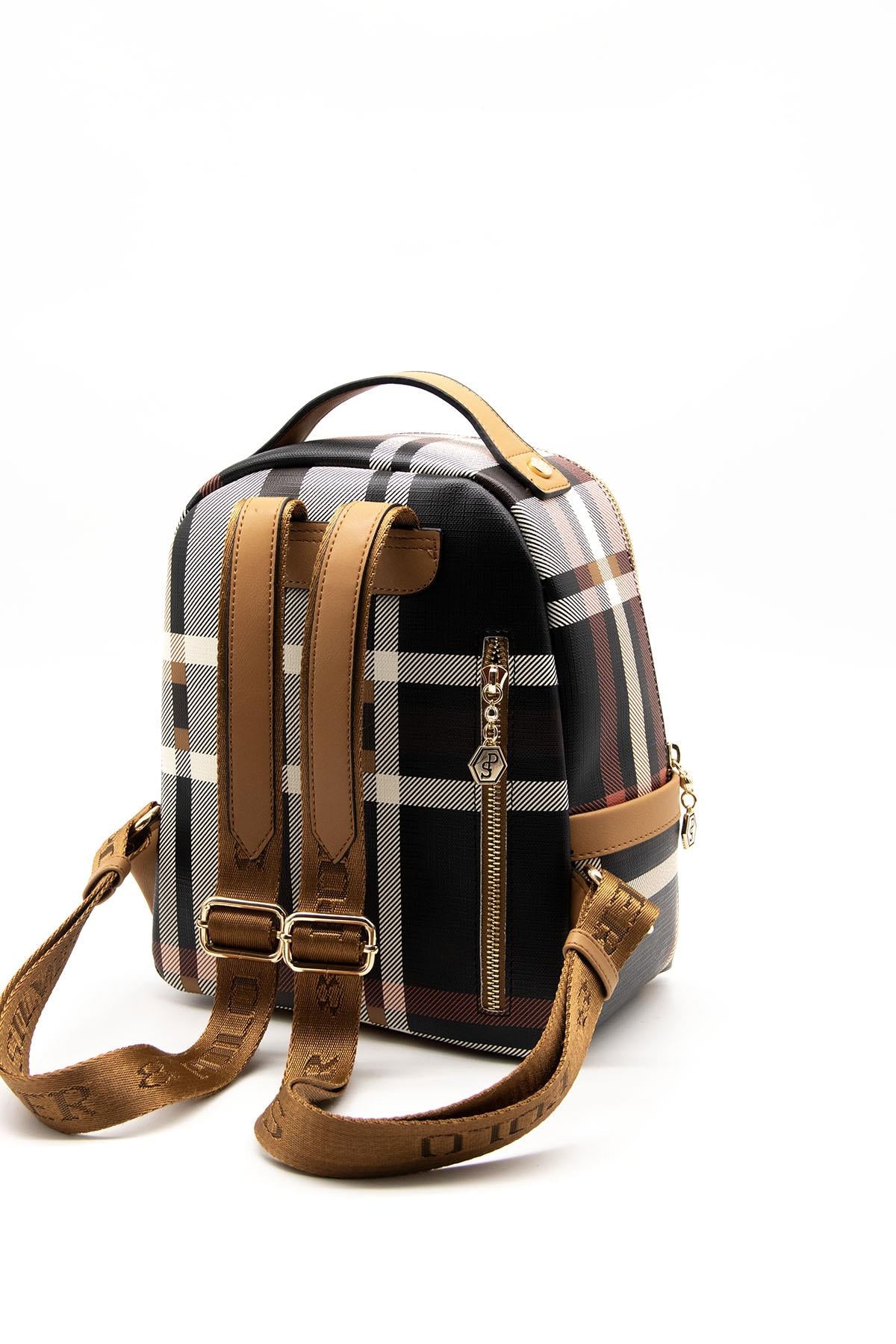 Silver & Polo Siyah - A.Taba SP1061 Kadın Sırt Çantası