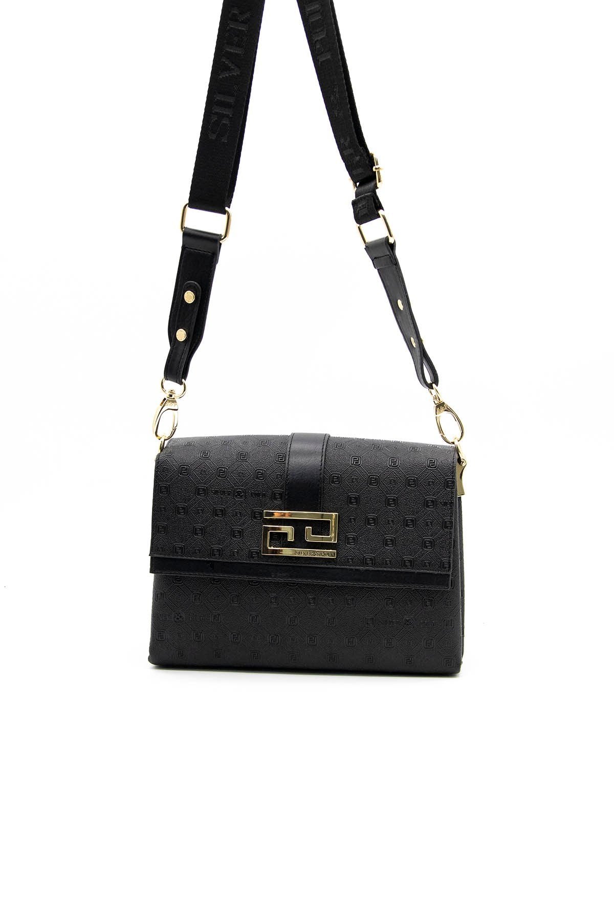 Silver & Polo Siyah - Siyah SP1009 Kadın Çapraz Çanta