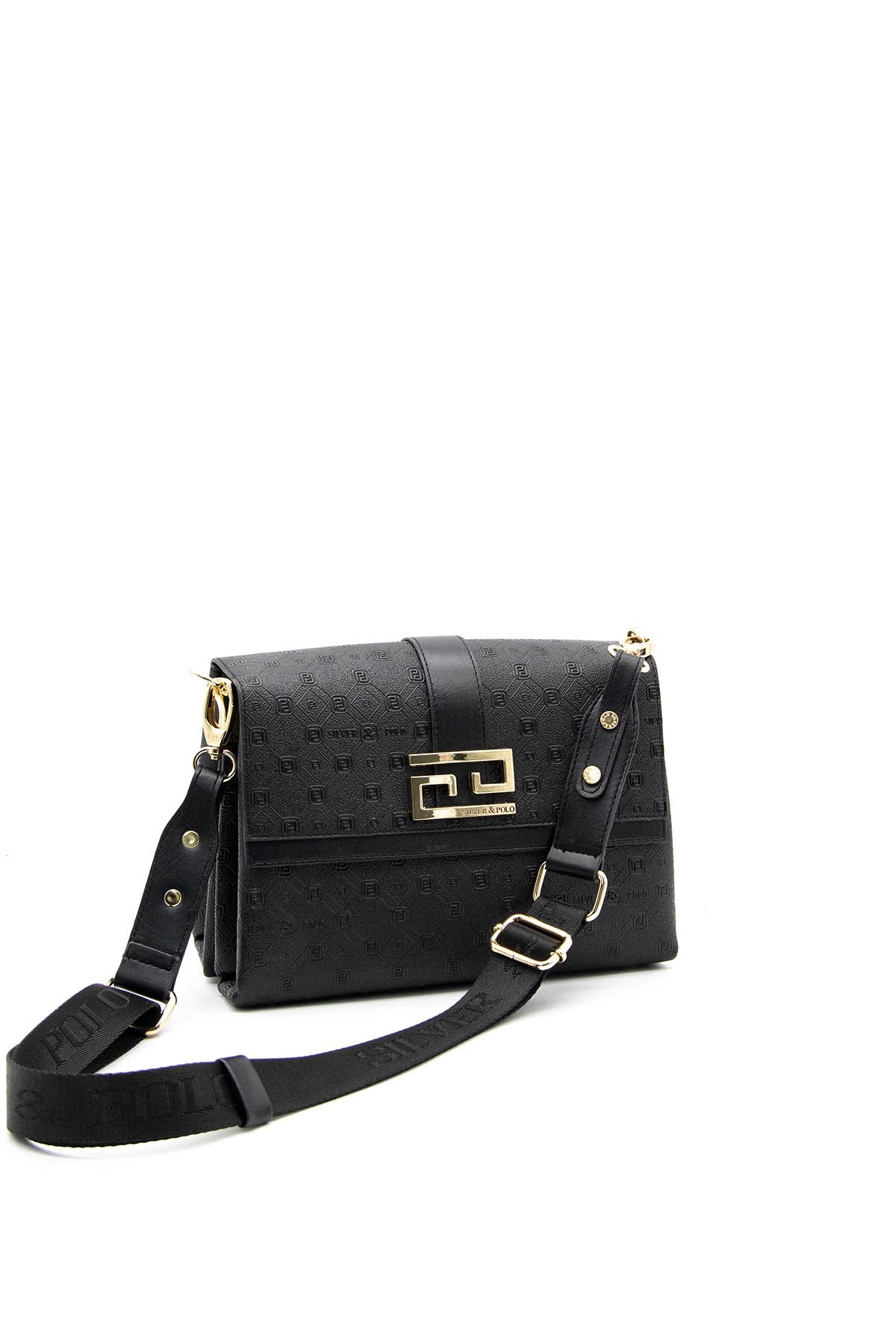 Silver & Polo Siyah - Siyah SP1009 Kadın Çapraz Çanta