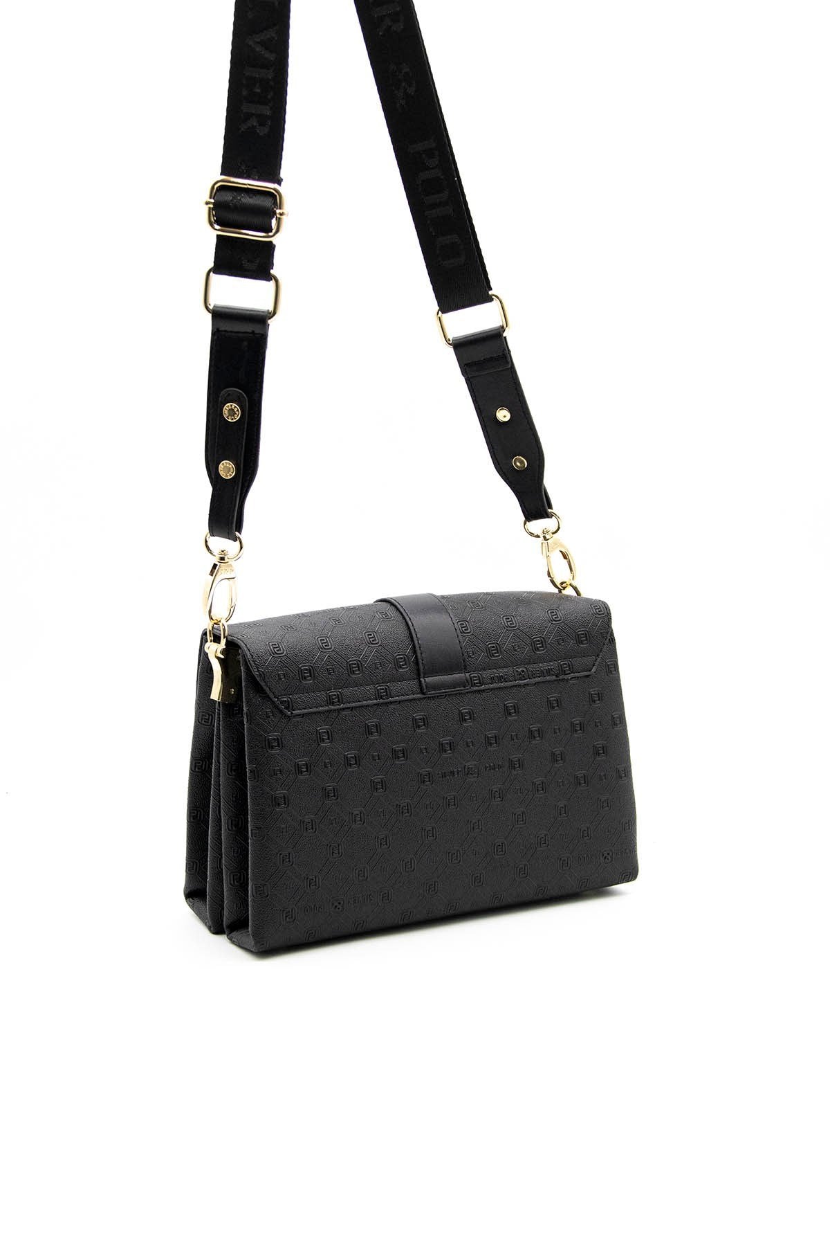 Silver & Polo Siyah - Siyah SP1009 Kadın Çapraz Çanta