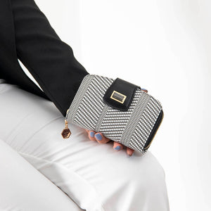 Silver & Polo Siyah Beyaz - Siyah SP874 Kadın Cüzdan & Kartlık