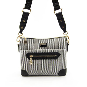 Silver & Polo Siyah Beyaz - Siyah SP1110 Kadın Çapraz Çanta