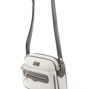 Silver & Polo Siyah Beyaz - Siyah SP491 Kadın Çapraz Çanta