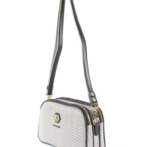 Silver & Polo Siyah Beyaz - Siyah SP745 Kadın Çapraz Çanta