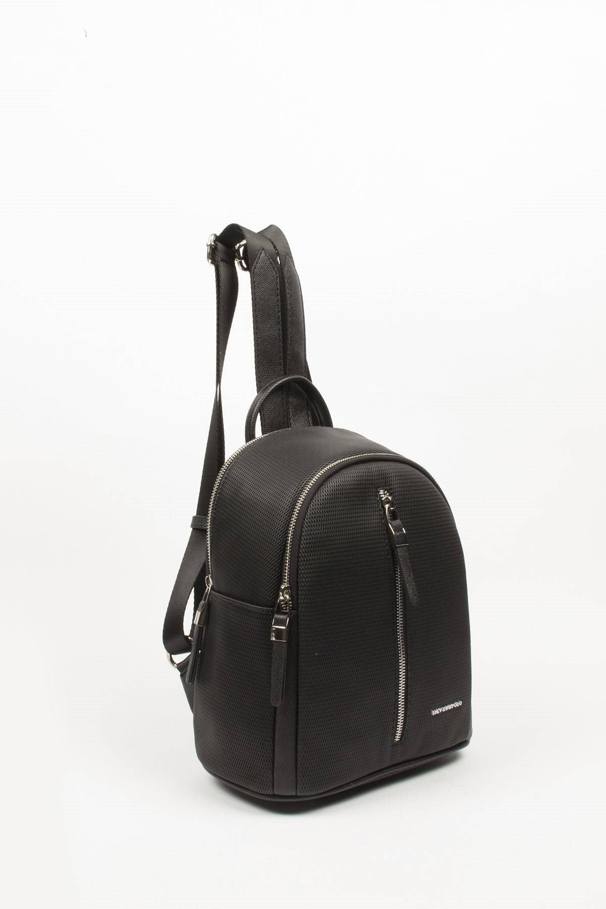 Silver & Polo Siyah - Siyah SP901 Kadın Sırt Çantası