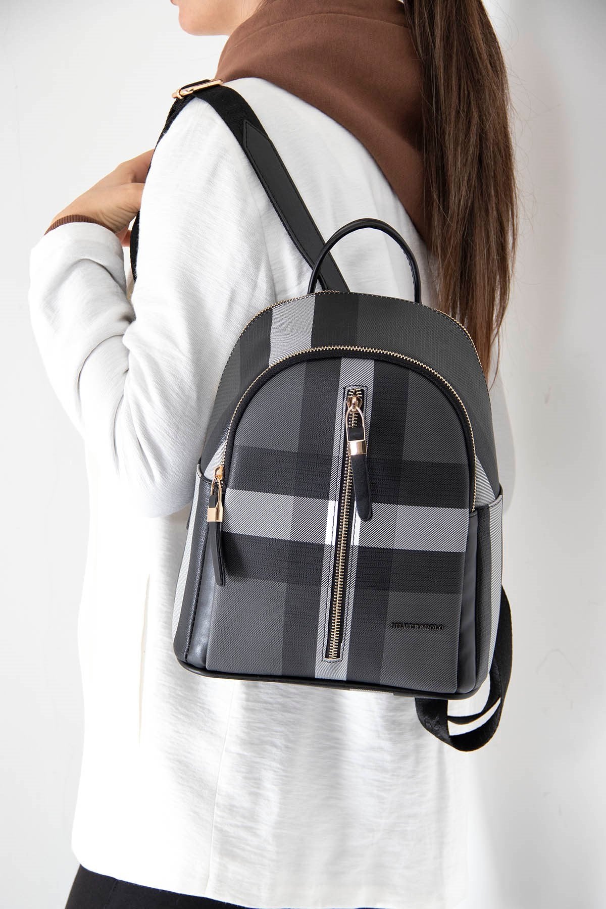 Silver & Polo Siyah - Siyah SP901 Kadın Sırt Çantası