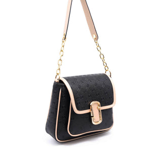 Silver & Polo Siyah - S.nut SP1147 Kadın Omuz Çantası