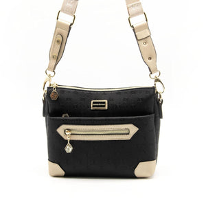 Silver & Polo Siyah - S.nut SP1110 Kadın Çapraz Çanta