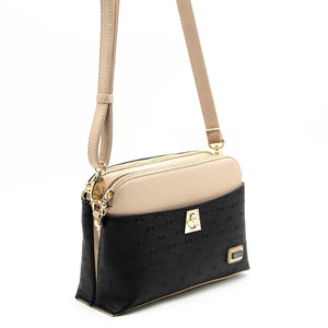 Silver & Polo Siyah - S.nut SP623 Kadın Çapraz Çanta