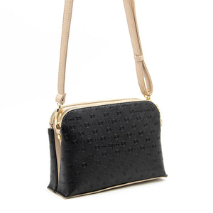 Silver & Polo Siyah - S.nut SP623 Kadın Çapraz Çanta