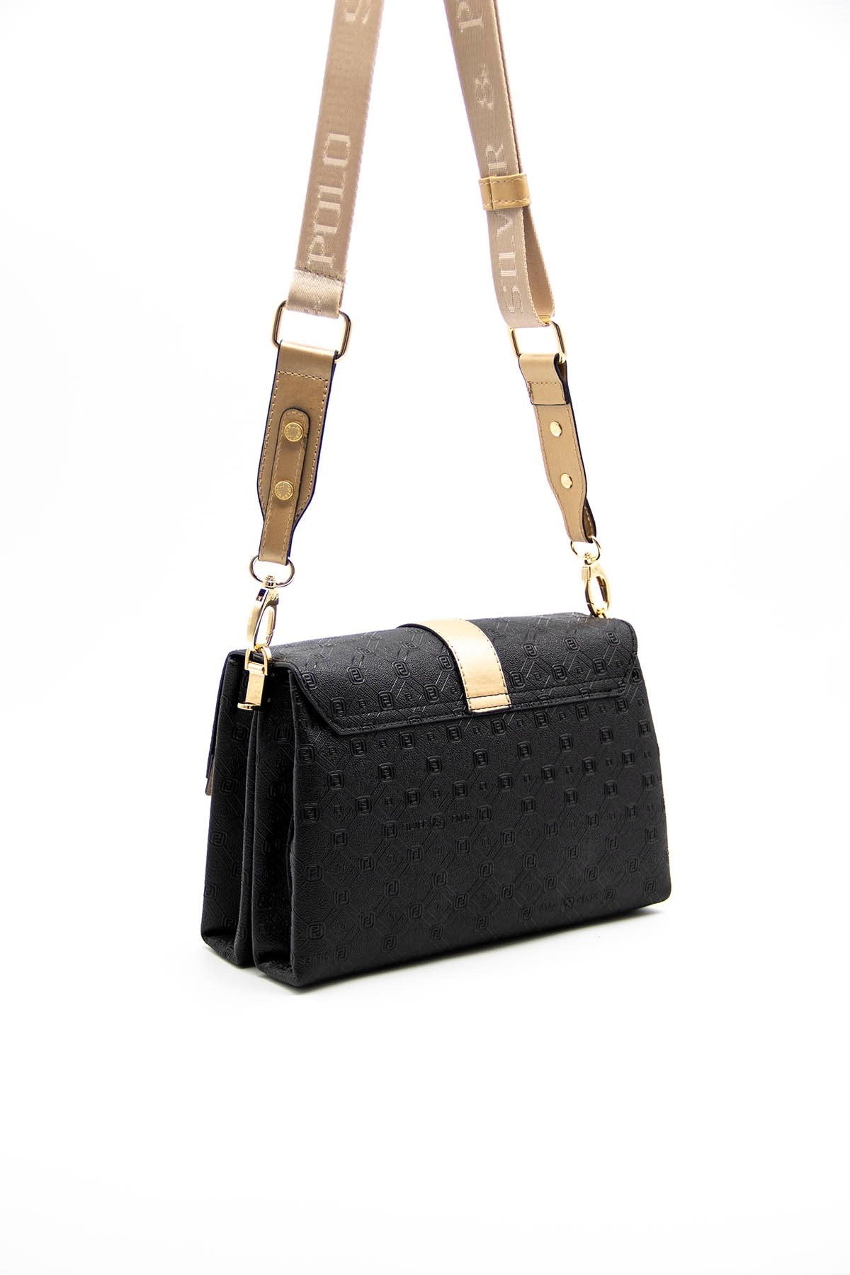 Silver & Polo Siyah - S.nut SP1009 Kadın Çapraz Çanta